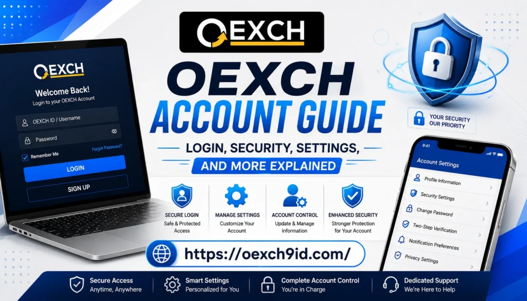Oexch Account Guide: Login, Security, Settings, & More Explained